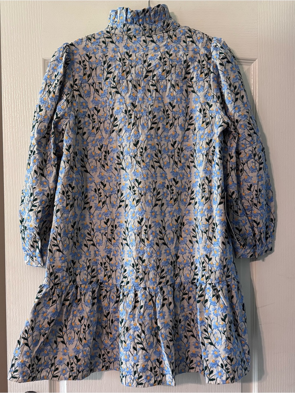 TUCKERNUCK Dress Blue Daisy Embroidered Palmerston Size Large NWT Pockets Lined - Picture 7 of 16
